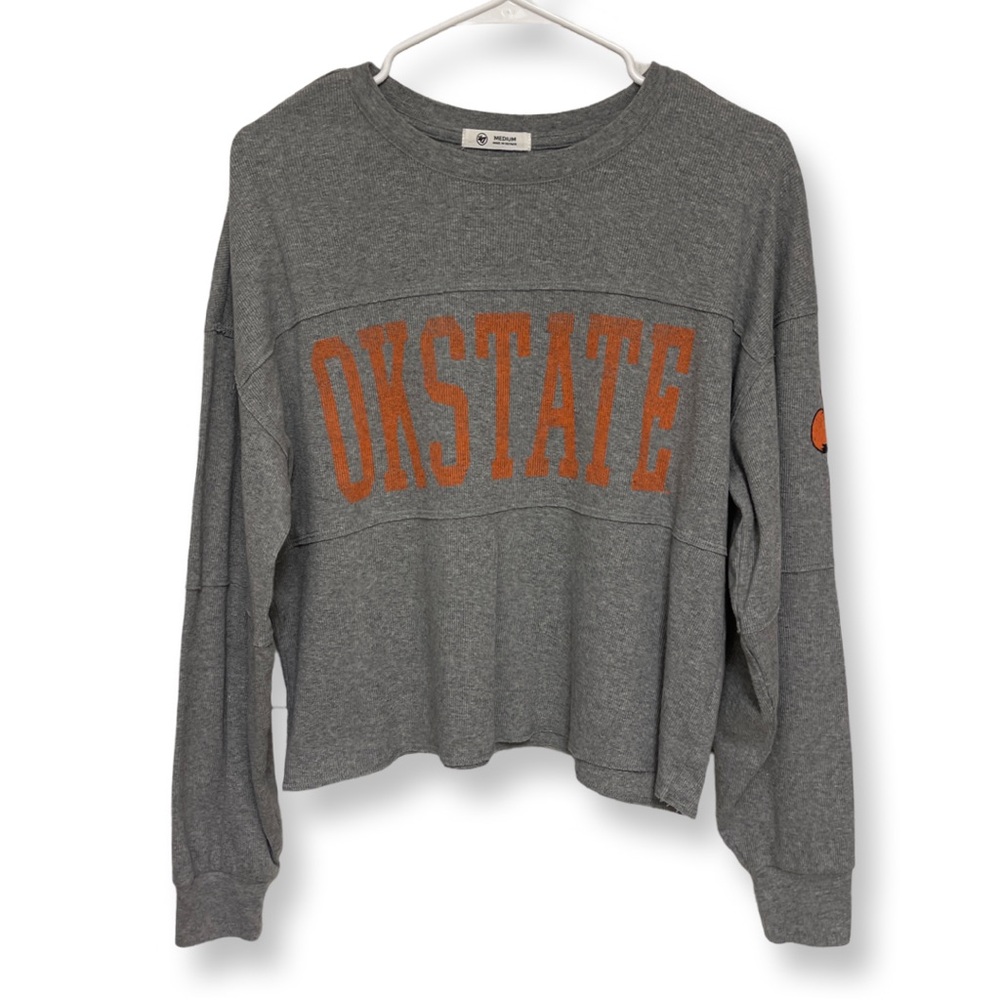 Oklahoma State Cowboys ‘47 Ribbed Crewneck Top Women’s Medium